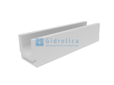 Лоток водоотводный бетонный коробчатый (СО-150мм) KU 100.24,8 (15).36,5(30) - BGU, №25-0