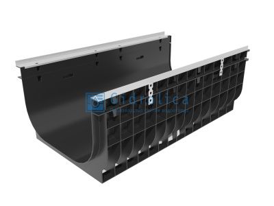 Лоток водоотводный Gidrolica Super ЛВ -50.55.38 - пластиковый, кл. Е600