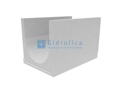 Лоток водоотводный бетонный коробчатый (СО-500мм)КU 100.60,3(50).40(31) - BGU, № -10-0