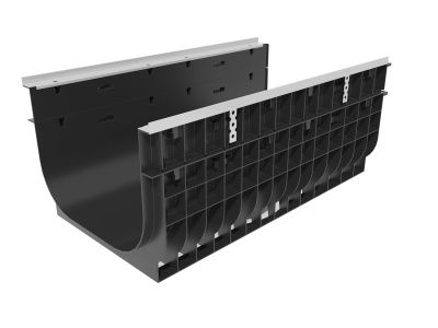 Лоток водоотводный Gidrolica Super ЛВ -50.55.43 - пластиковый, кл. Е600