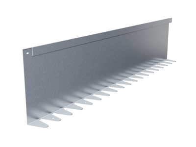 Бордюр Gidrolica Line Steel (Лайн Стил) L-образный из оцинкованной стали 1200х260х70х1,5мм