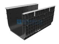 Лоток водоотводный Gidrolica Super ЛВ -50.55.53 - пластиковый, кл. Е600