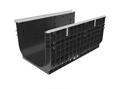 Лоток водоотводный Gidrolica Super ЛВ -50.55.48 - пластиковый, кл. Е600