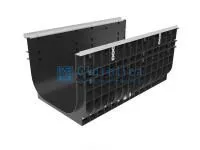 Лоток водоотводный Gidrolica Super ЛВ -50.55.48 - пластиковый, кл. Е600