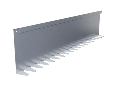 Бордюр Gidrolica Line Steel (Лайн Стил) L-образный из оцинкованной стали 1200х260х70х1,5мм